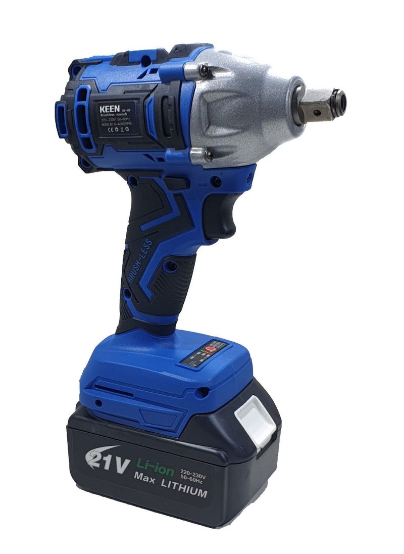 Keen - Drill to disassemble and install the tires with two batteries of 21 volts - Image 1