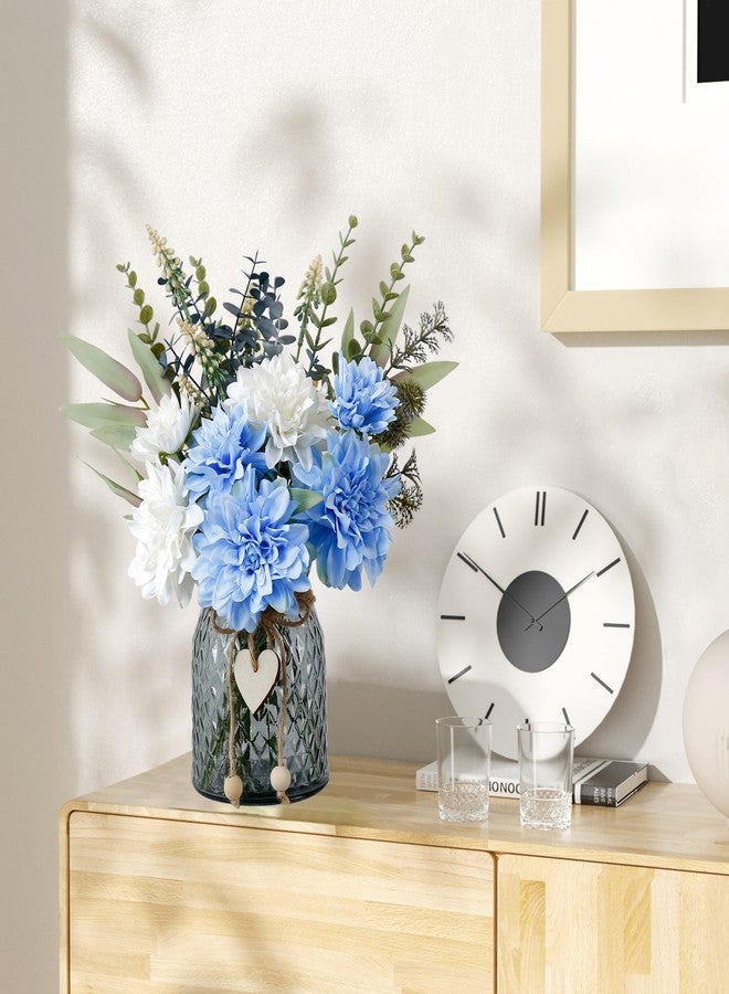 Leftover Fake Flowers in Vase,Table Centerpieces for Dining Room,Kitchen Table Decor,Coffee Table Decor - Image 5