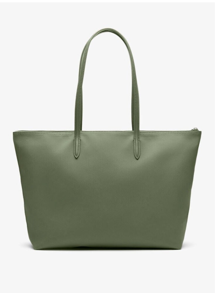 لاكوست أزياء لاكوست النسائية مفهوم متعدد الاستخدامات سعة كبيرة حجم كبير سحابة اليد حقيبة حقيبة حقيبة كبيرة كبيرة - Image 5