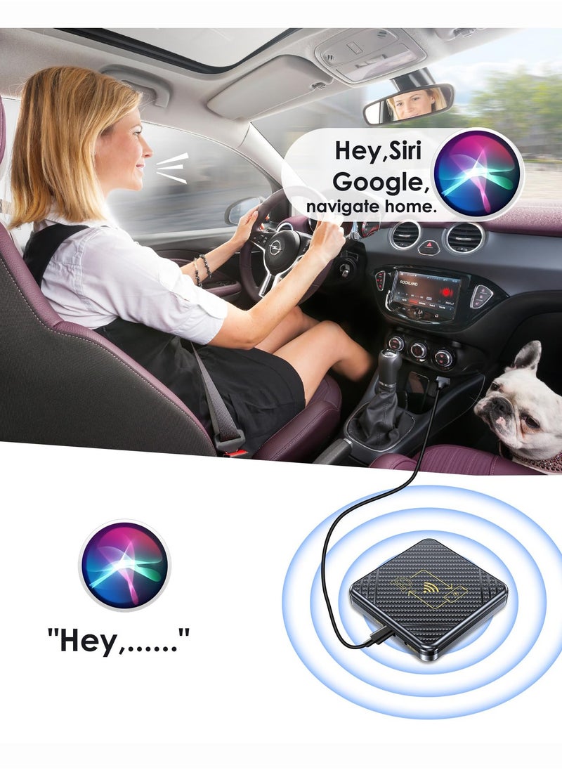 OULIYO - 2 in 1 Wireless CarPlay Adapter & Android Auto Adapter, Wireless CarPlay Dongle for OEM Factory Wired Android Auto Cars & CarPlay Cars, USB A&USB C Supports, Auto Connection, Plug & Play, No Lag - Image 1