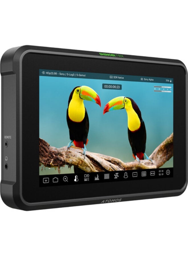 Atomos Shinobi 7 RX 7" HDMI/SDI HDR On-Camera Monitor Wireless Receiver - Image 2