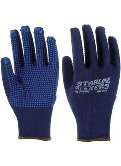 Starline E-56 PVC Dotted Knitted Glove 