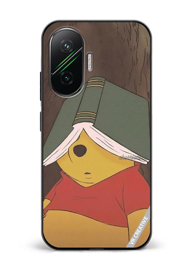 Protective Case Cover For Xiaomi Poco F7 Pooh Design Multicolour
