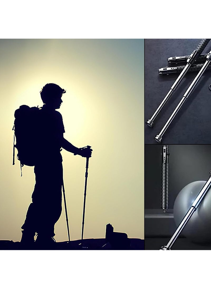 Rock Pow Trekking Poles Telescopic Walking Sticks Hiking Poles,Ultralight Poles for Hiking,Outdoor Sports Equipment  - Image 2