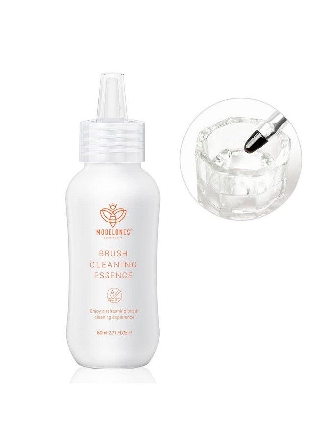 modelones - Nail Art Brush Cleaner & Restorer For Solid Gel Polishnail Extension Gelbuilder Gelnail Art Linerdip Powderacrylic Powder Manicure Brush Diy Salon At Home 80Ml2.71 Fl.Oz - Image 1
