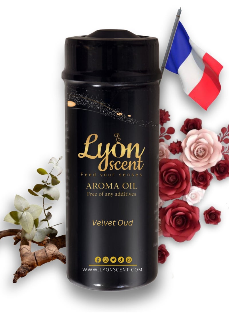 LYON SCENT - Lyon Scent Aroma Oil, 100% Pure Oil, Perfume for Air Freshener, Diffuser Aroma, Fragrance Oil, Air Freshener Oil refill, Essential Scented Oil, Luxurious Scent (VELVET OUD) - Image 1
