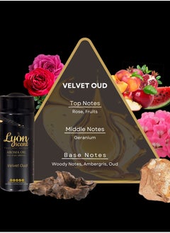 LYON SCENT Lyon Scent Aroma Oil, 100% Pure Oil, Perfume for Air Freshener, Diffuser Aroma, Fragrance Oil, Air Freshener Oil refill, Essential Scented Oil, Luxurious Scent (VELVET OUD)  - Image 2
