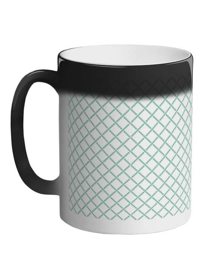 RYN Printed Colour Changing Coffee Mug Black 11ounce