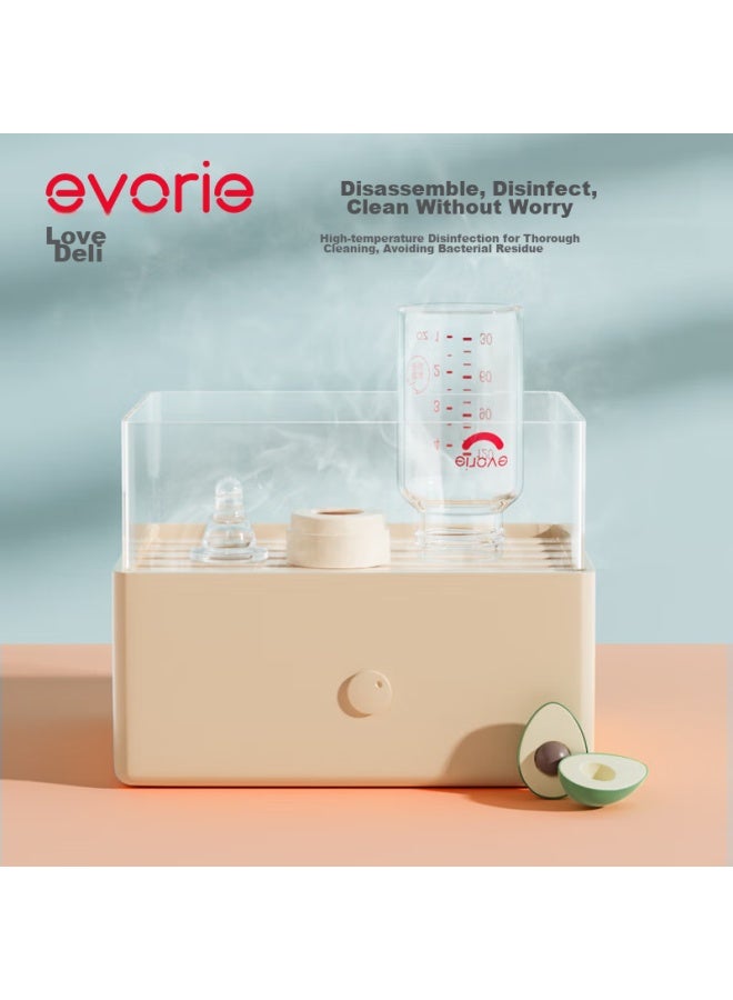 Evorie Baby Bottle, Newborn Bottle, Standard Diameter Glass Bottle 120ml - Image 2