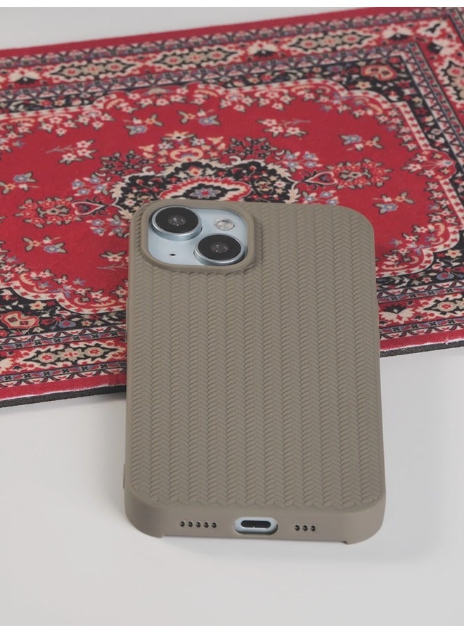 شيبشيب جراب هاتف من نسيج مضفر ثلاثي الأبعاد مصنوع من TPU الناعم لآيفون 15 - Image 5