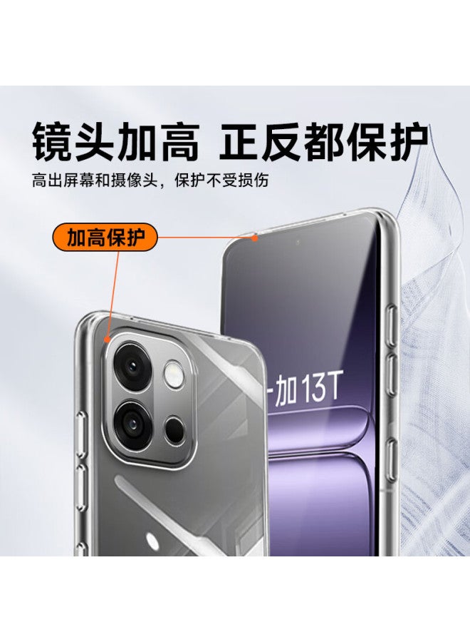 Koolife Transparent Soft Case For Oneplus 13t, Gaming Lens Full Coverage Skin-friendly Back Cover To Reduce Fingerprints - Image 2