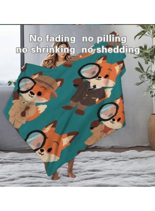 عام بطانية رقيقة من الفانيلا الكرتونية للأطفال والرضع (دافئة ومريحة، ومناسبة للنوم والألعاب) 70 سم * 100 سم - Image 2