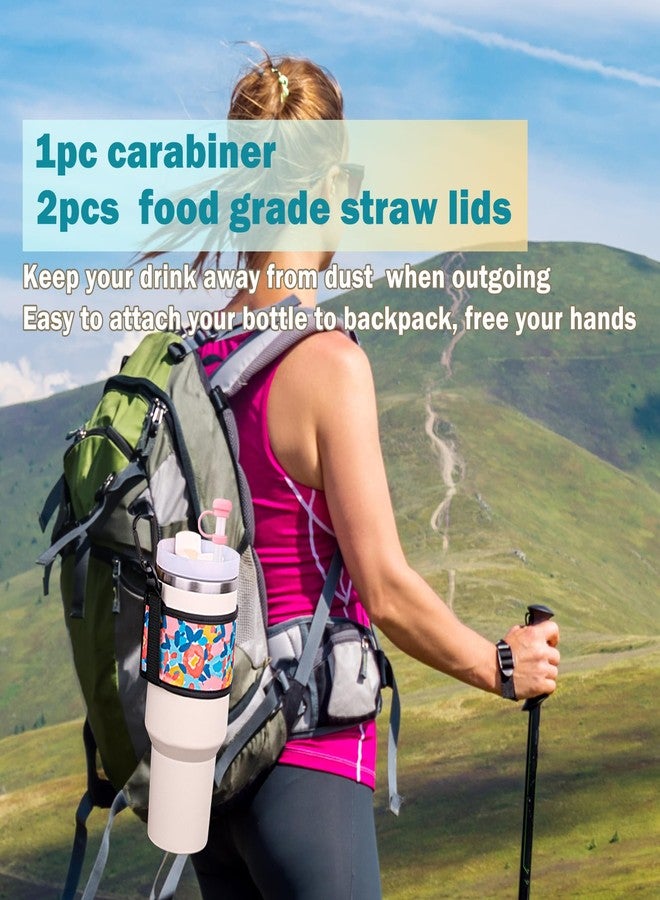 Luckinee Water Bottle Carrier Holder with Shoulder Strap Water Bottle Handle Strap Sling for Stanley 30&40oz Tumblers Stanley Cup Accessories - Image 5