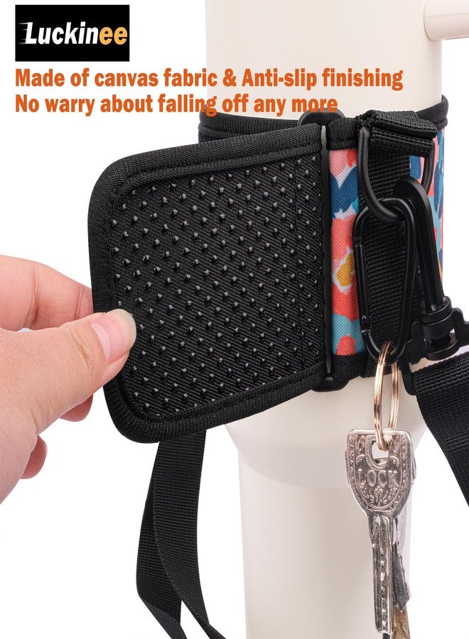 Luckinee Water Bottle Carrier Holder with Shoulder Strap Water Bottle Handle Strap Sling for Stanley 30&40oz Tumblers Stanley Cup Accessories - Image 2