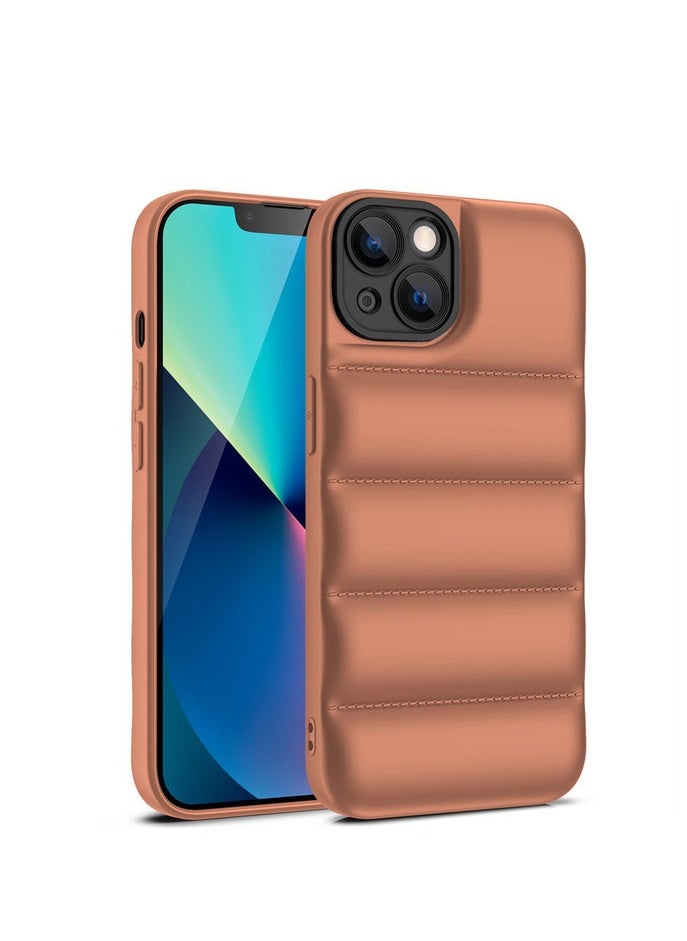 Generic - iPhone 14 Puffer Silicone Case Back Cover - Image 1