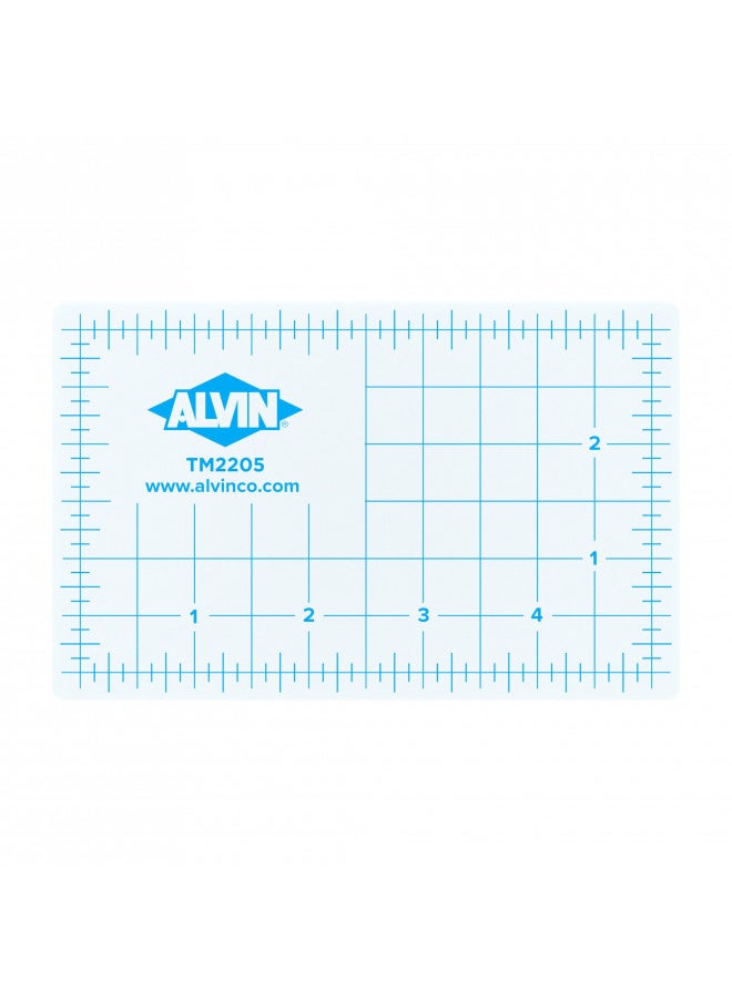 Alvin ALVIN TM Translucent Cutting Mat 3.5 x 5 inch| 3mm Layer with Grid on 1 Side | Light Box Compatible - Model TM2205  - Image 2