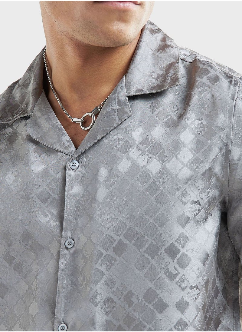 FAV Printed Regular Fit Shirt  - Image 3