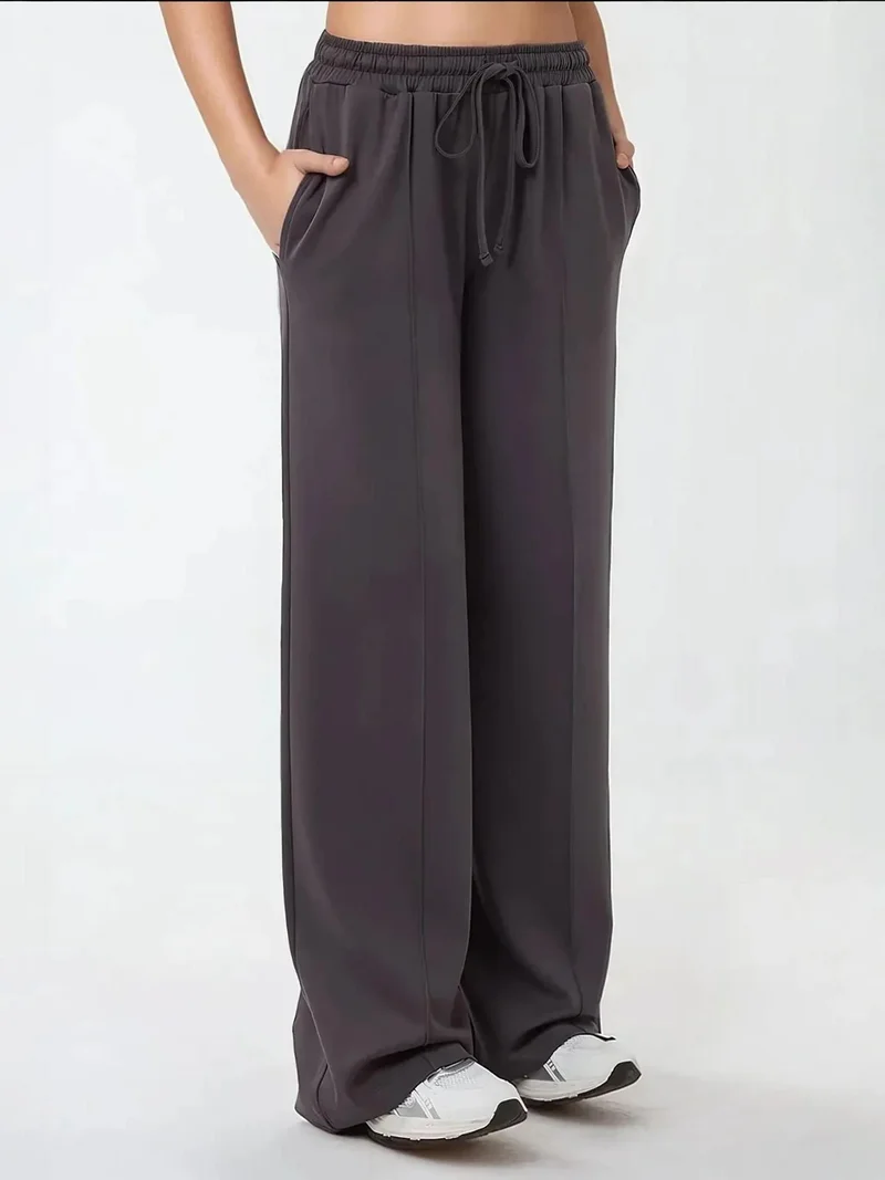HICCUP Relaxed Fit Wide Leg Sweatpants