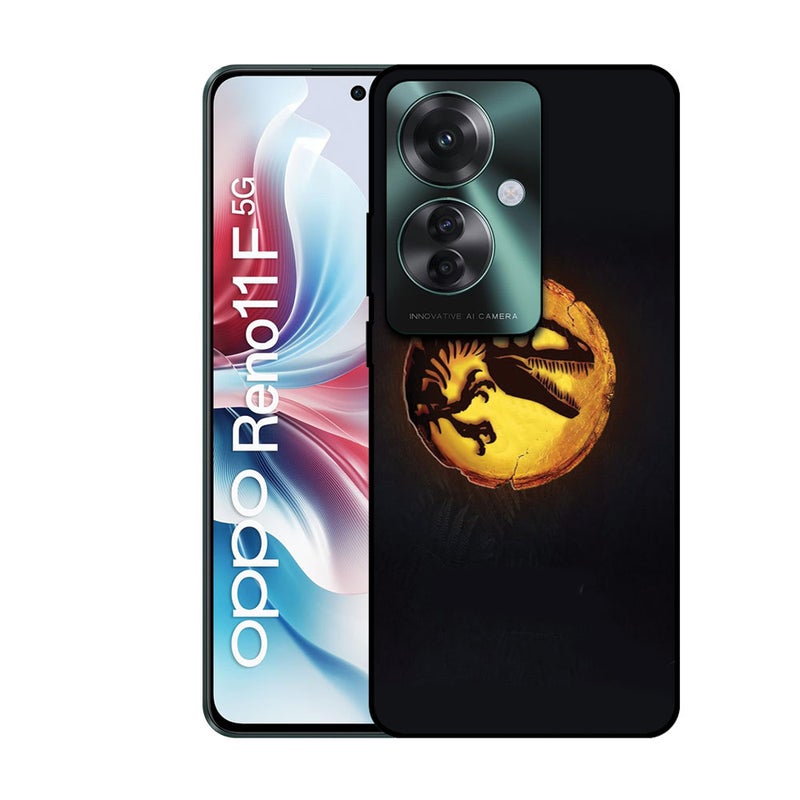 الصيد العين غطاء حماية مطبوع لهاتف Oppo Reno 11 F - Jurassic World - Image 1