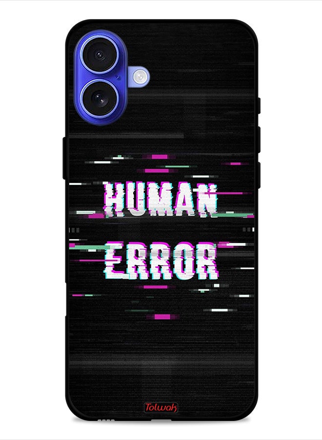 Tolwak Apple iPhone 16 Protective Case Cover Human Error - Image 1