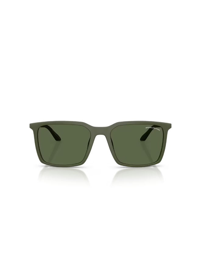 Armani Exchange Full Rim Unisex Square Sunglasses 55 0AX4170SU - Image 2