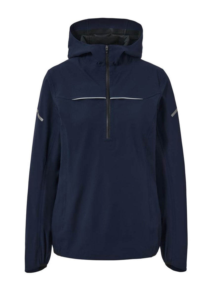 Tchibo Women Regular Fit Half Zip Running Windbreaker Jacket, Navy Blue  - Image 2