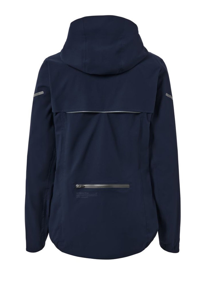 Tchibo Women Regular Fit Half Zip Running Windbreaker Jacket, Navy Blue  - Image 3