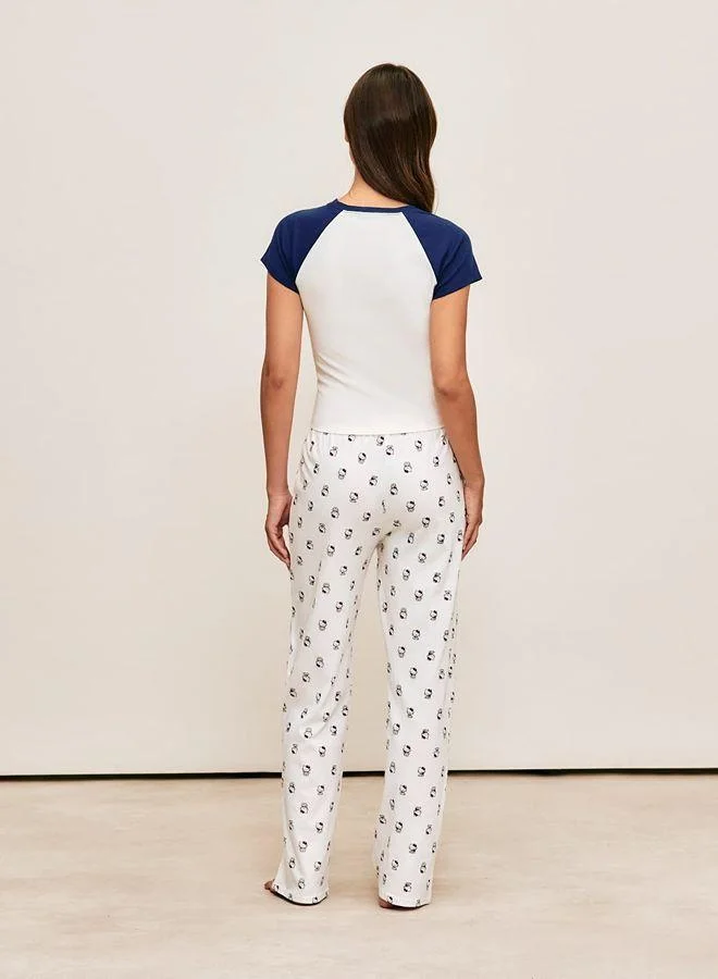 Undiz Jersey pants with hello kitty pattern
