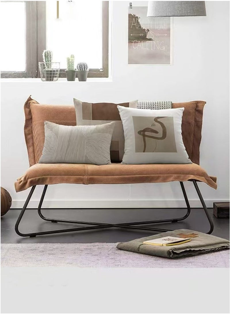 يوڠام مجموعة 4 أغطية وسادات بتصميم مجرد حديث  كفر وسادة ديكور مزدوج الوجه للأريكة أو السيارة أو السرير  - Image 4