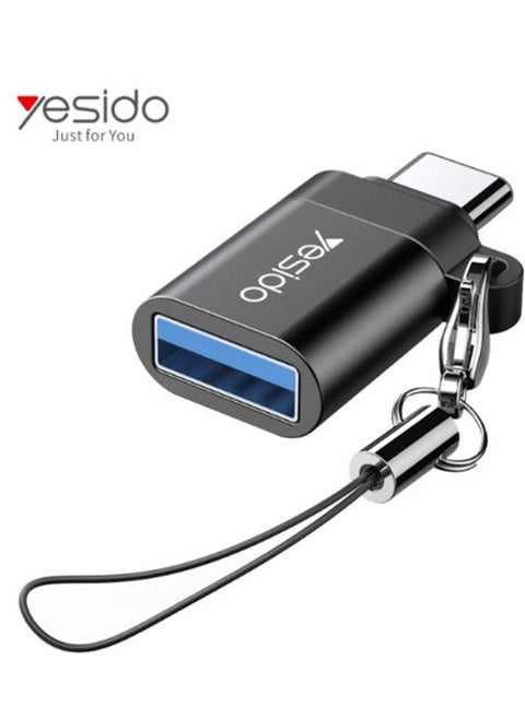GS06 Mini Function Mobile Phone Power Data Transmit Convert Card Reader Type-C To USB OTG Adapter