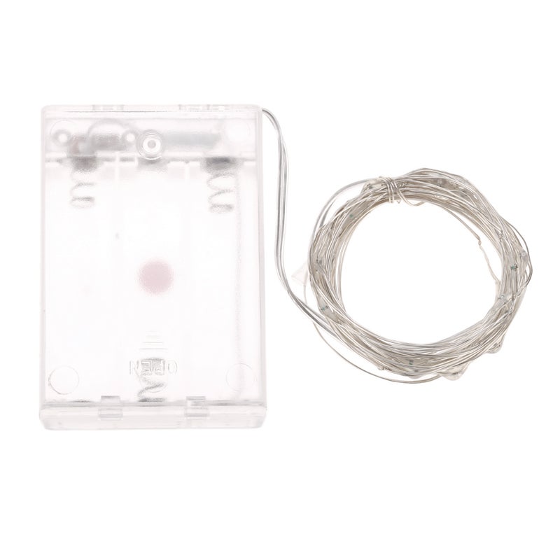 إسكدنيا شريط أضواء يحتوي على 30 ضوء LED وردي 16*2*12سم - Image 5