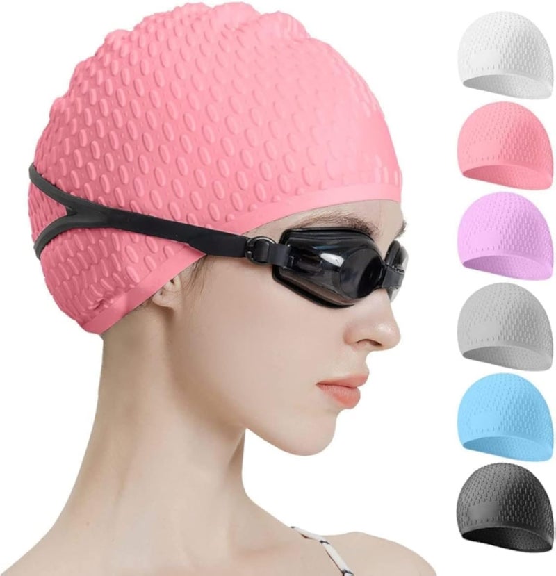 Premium Swim Cap for Men Women Waterproof Elastic Long Short Curly Hair Swim Cap