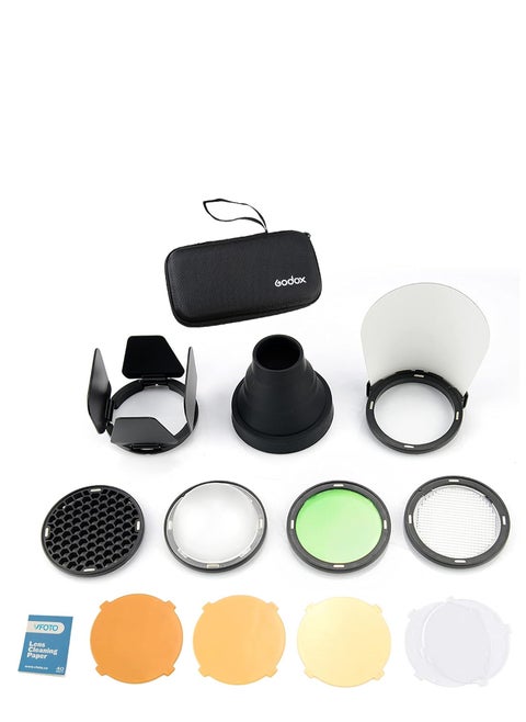 Godox AK-R1 Speedlite Pocket Flash Accessories Kit H200R Ring Flash Head AD200 V1-S V1-C V1-N V1-F AD100Pro V860III TT685II