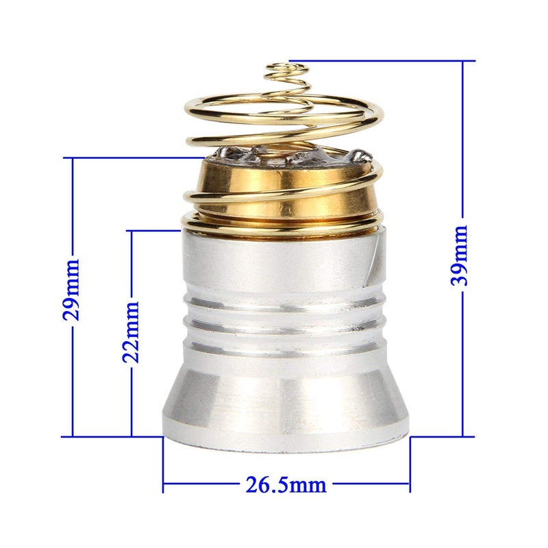 BESTSUN Flashlight Bulb 26.5mm XPL-V6 LED 1300 Lumens 3.6V - 9V Single 1-Mode P60 Design Drop-in Module Flashlight Replacement LED Bulbs for Surefire,Hugsby, C2 Z2 6P 9P G3 S3 D2, WF501B WF502B - Image 4