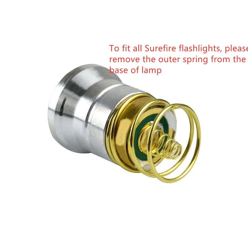BESTSUN Flashlight Bulb 26.5mm XPL-V6 LED 1300 Lumens 3.6V - 9V Single 1-Mode P60 Design Drop-in Module Flashlight Replacement LED Bulbs for Surefire,Hugsby, C2 Z2 6P 9P G3 S3 D2, WF501B WF502B - Image 2