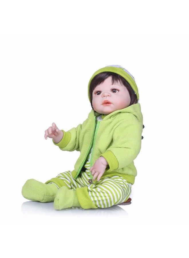 Pedolltree Reborn Baby Doll Clothes 22 Inch Green Turtle Outfit Accessories For 20" 22" Reborn Doll Newborn Baby Girl Boy Doll Clothes - Image 4