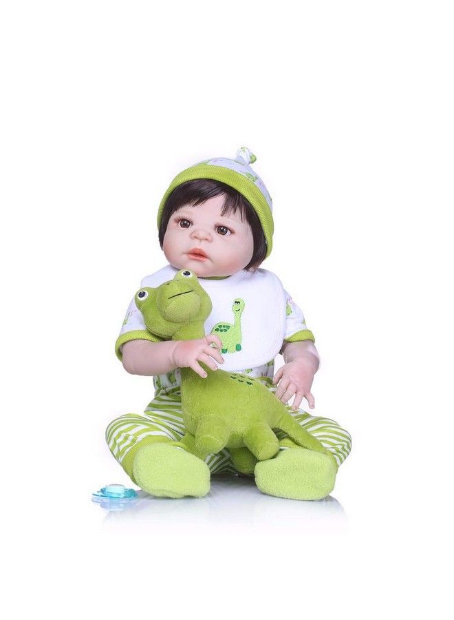Pedolltree Reborn Baby Doll Clothes 22 Inch Green Turtle Outfit Accessories For 20" 22" Reborn Doll Newborn Baby Girl Boy Doll Clothes - Image 3