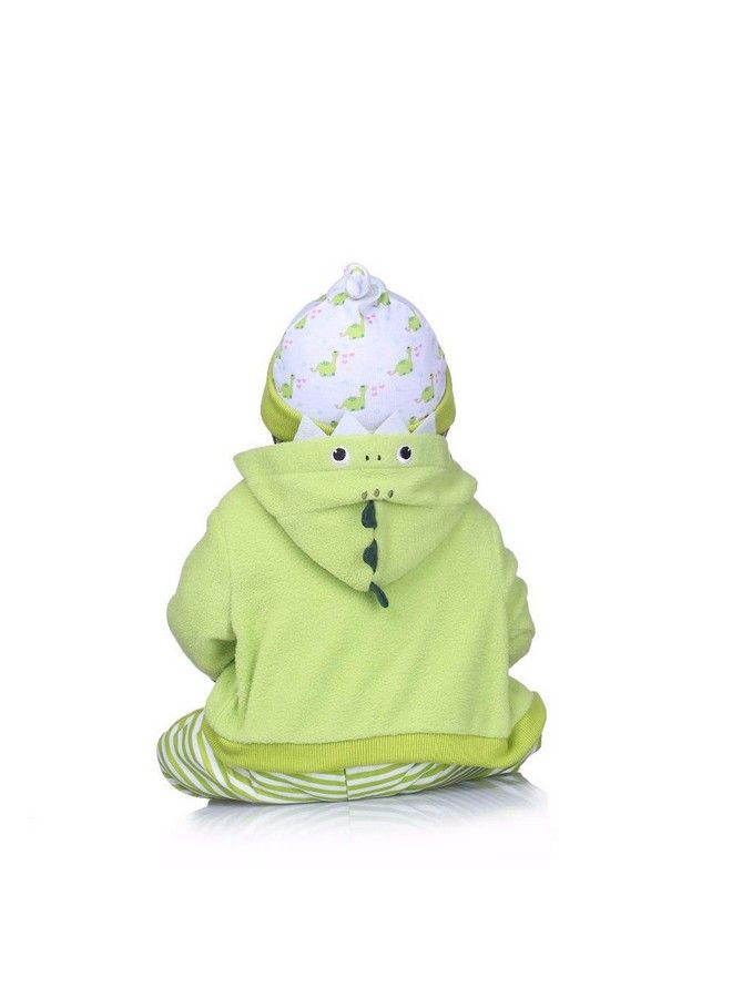 Pedolltree Reborn Baby Doll Clothes 22 Inch Green Turtle Outfit Accessories For 20" 22" Reborn Doll Newborn Baby Girl Boy Doll Clothes - Image 5