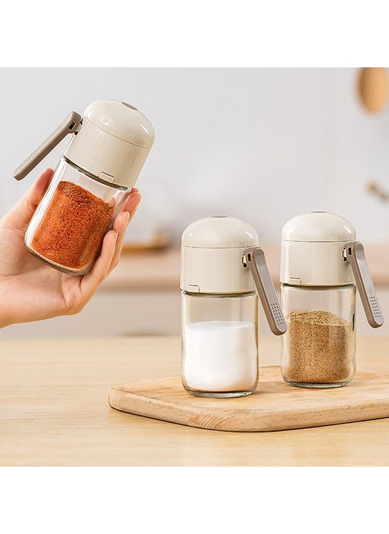 Oasisgalore - Salt Container and Spice Jar Set: Salt Shaker, Small Glass Bottle, Kitchen Glass Bottle, Spice Organizer Containers - Image 1