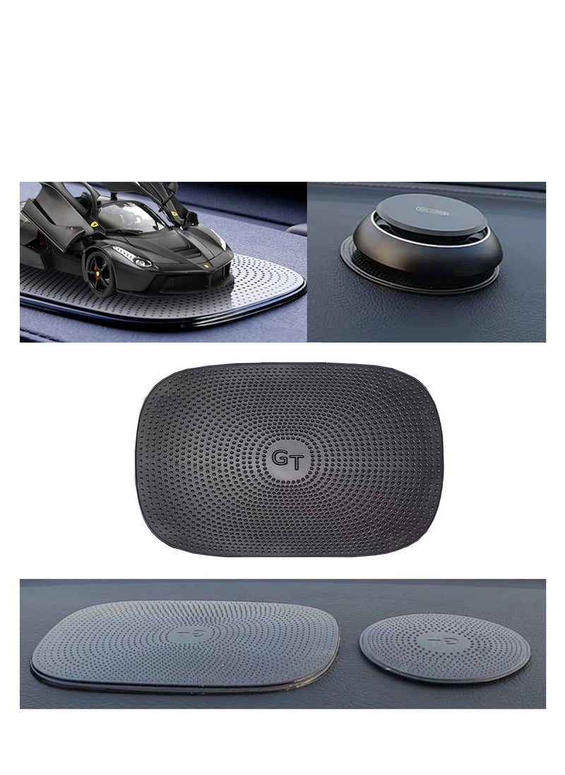 Y&D Anti-Slip Pad, for Car Dashboard Multi-Functional Non-Slip Magic Sticky, Gripping Mat PU Gel, Washable Reusable Extra Strong GPS, HUD, EZ Pass, Holds Phones, Sunglasses (Black)  - Image 1