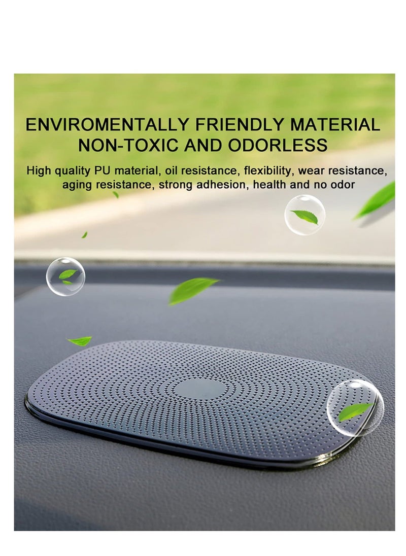 Y&D Anti-Slip Pad, for Car Dashboard Multi-Functional Non-Slip Magic Sticky, Gripping Mat PU Gel, Washable Reusable Extra Strong GPS, HUD, EZ Pass, Holds Phones, Sunglasses (Black)  - Image 5