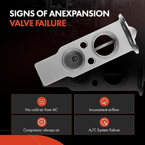 A-Premium A/C Expansion Valve Compatible with 3.7L 4.7L 5.7L 2007-2008 Dodge Durango, Chrysler Aspen, Rear Side - Image 5