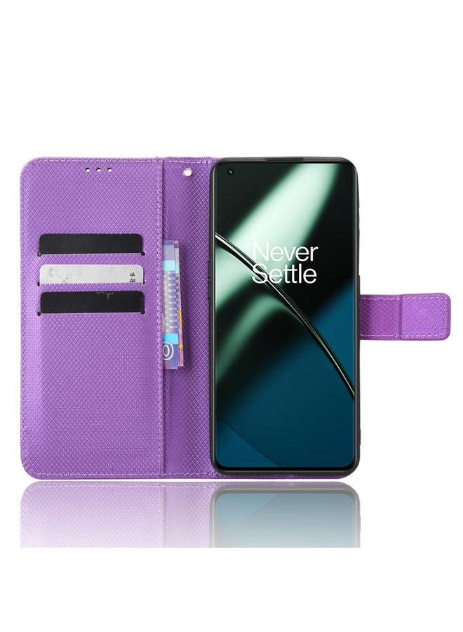 S-TOP Case For OnePlus 11 5G Diamond Texture Leather Phone Case - Image 3