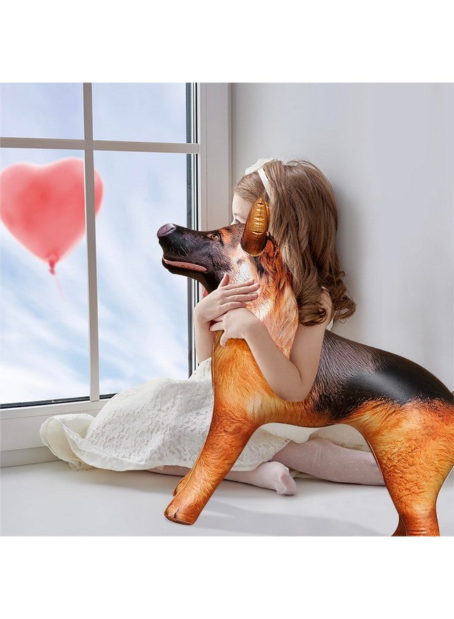 Jet Creations 43 L/30 H in INCH Inflatable German Shepherd K9 Dog, Lifelike Black Tan Animal, Puppy Pet Figure, for Home Parties Event Decor, Outdoor Display, VBS Photo Prop, Gift for Boys Girls Kids - Image 4