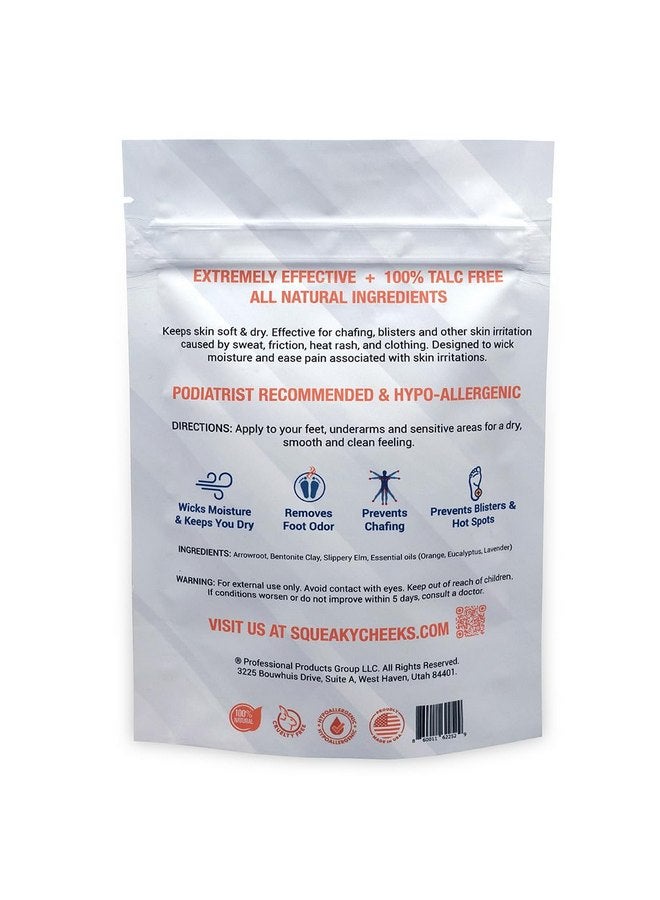 Squeaky Cheeks Squeaky Sticks - Comfort Blend, Talc-Free, All Natural Convenient Single-Use Powder Sachets for Travel, Outdoors & On-The-Go Freshness Relief from Chafing Sweat and Odor (6g X 10 Pack) - Image 2