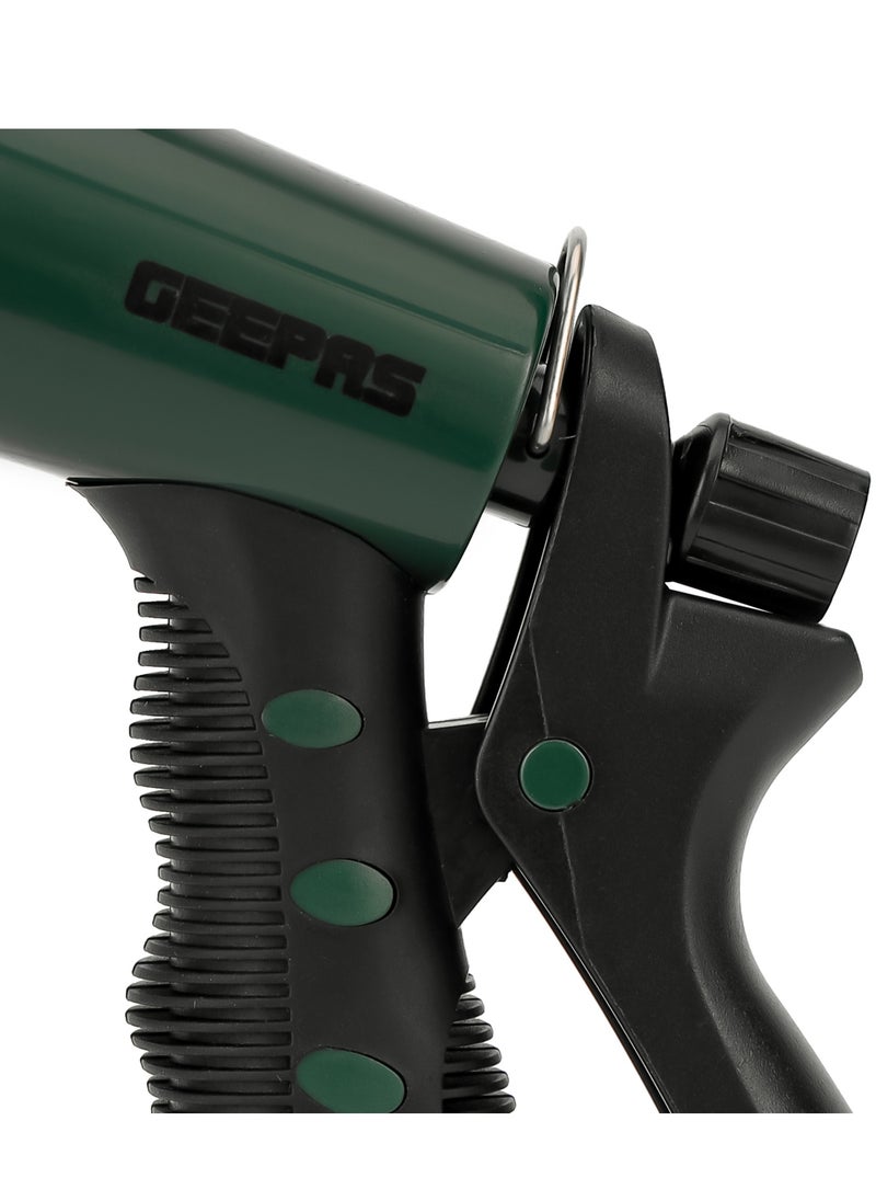 GEEPAS - طقم رش جيباس 1 نمط - GGP61173، فوهة رش ذات تصميم عالي الجودة، خفيفة الوزن ومتينة، مثالية للتوصيل بالخراطيم ورش المياه، أسود، ضمان لمدة عامين - Image 1