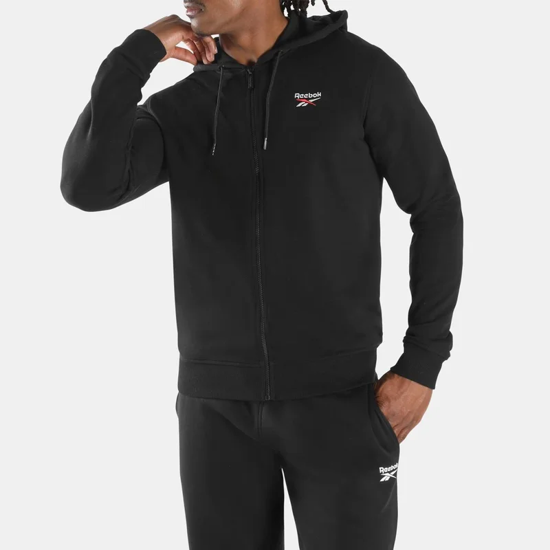 ريبوك ID 2-Colour Logo French Terry F/Z Hoodie