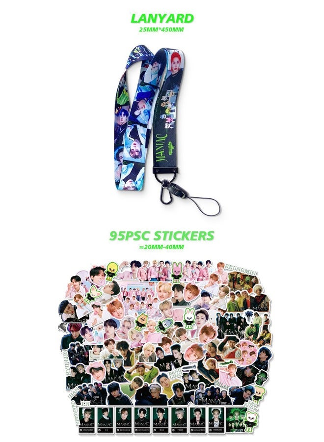 Generic Stray Kids 2nd Generation Gift Box With Lomo Cards, Acrylic Stand, Hand Account Tape, Keychain, Lanyard, Stickers, Photo Card - Image 5