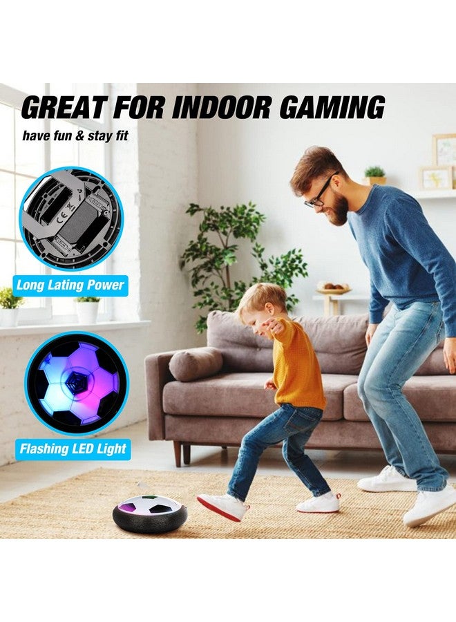 Growsland Boy Toys Hover Soccer Ball with 2 Goals, Indoor Soccer Gifts for Boys, LED Hover Ball with Foam Bumper Inflatable Soccer Toys for 3 4 5 6 7 8 9 10+ Years Old Girls Boys - Image 4