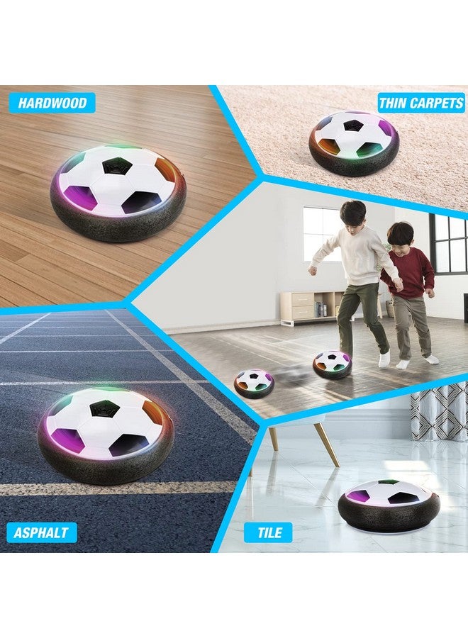 Growsland Boy Toys Hover Soccer Ball with 2 Goals, Indoor Soccer Gifts for Boys, LED Hover Ball with Foam Bumper Inflatable Soccer Toys for 3 4 5 6 7 8 9 10+ Years Old Girls Boys - Image 5